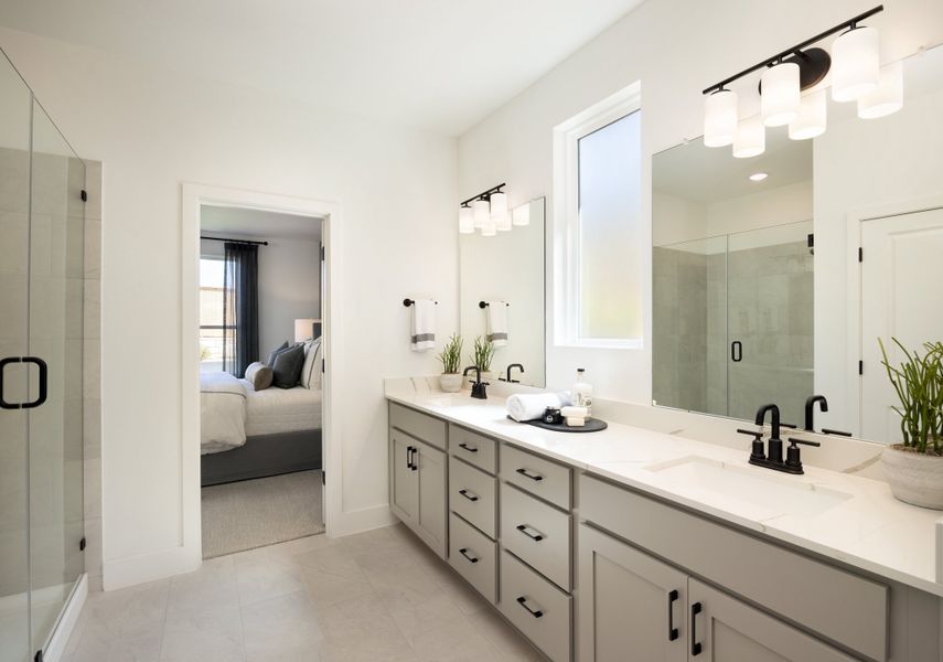 Furnished interior in a model home at Sage Collection – Freedom at Anthem in Kyle (Image 9). Furnished interior in a model home at Sage Collection – Freedom at Anthem in Kyle (Image 9).