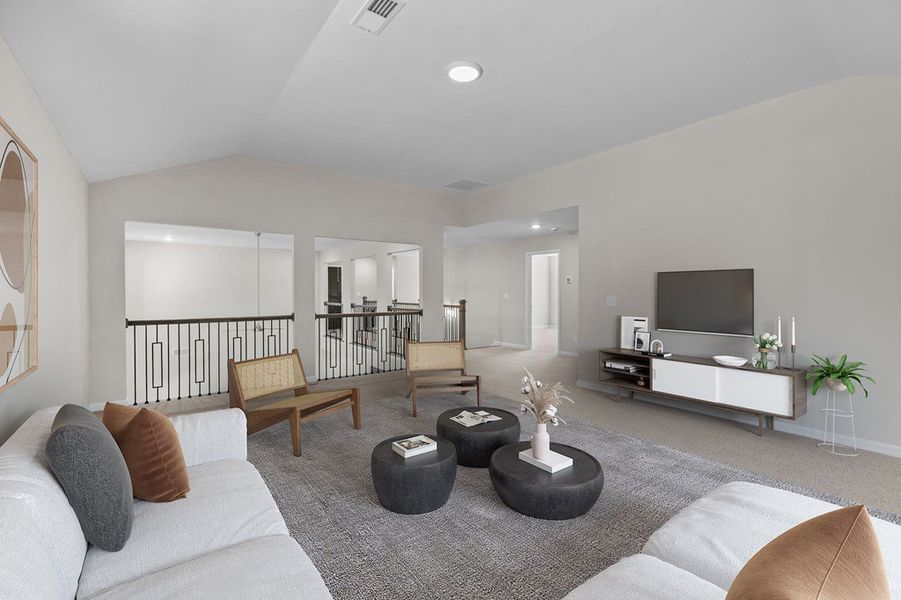 Furnished interior in a model home at Liberty Station in Bremen (Image 16).