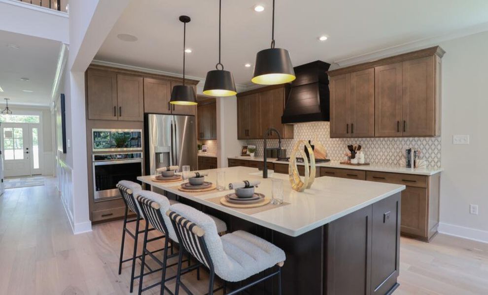 Furnished interior in a model home at Hancock Farms in Aiken (Image 11).