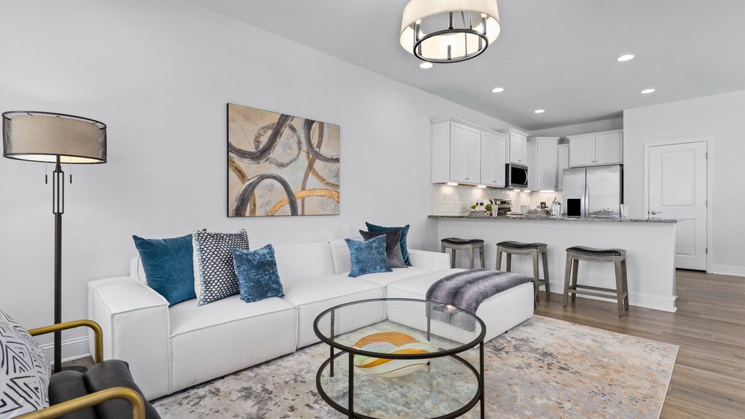 Furnished interior in a model home at Mason Grove in Franklinton (Image 4).