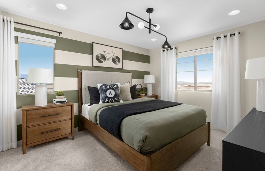 Furnished interior in a model home at Alamar in Tolleson (Image 10).