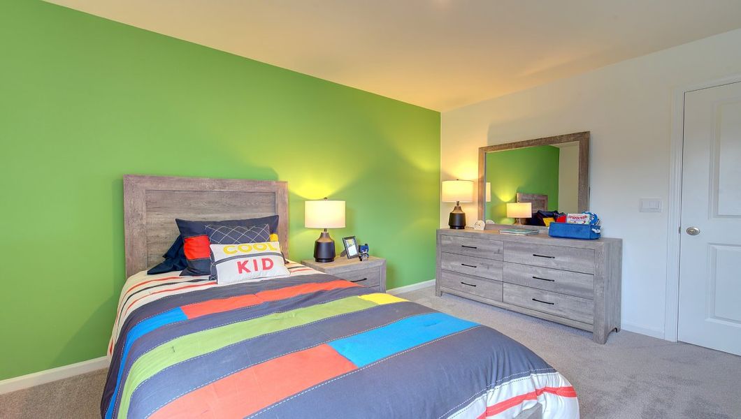 Furnished interior in a model home at Heritage Park in Fletcher (Image 34).