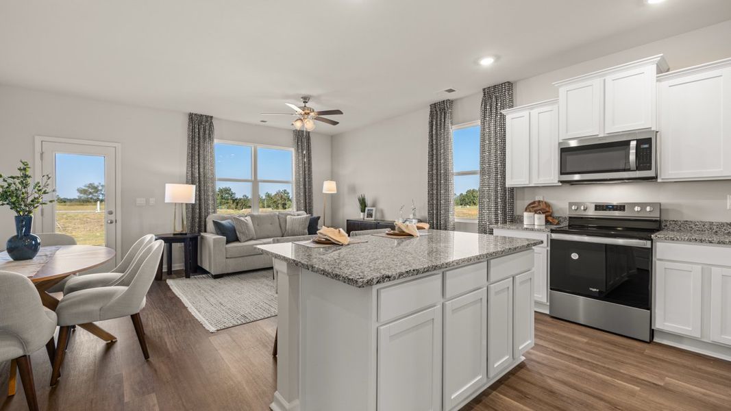 Furnished interior in a model home at Weatherstone in Grovetown (Image 5).