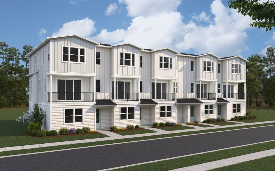 North Beach Townhomes, a new home community in Jacksonville, FL