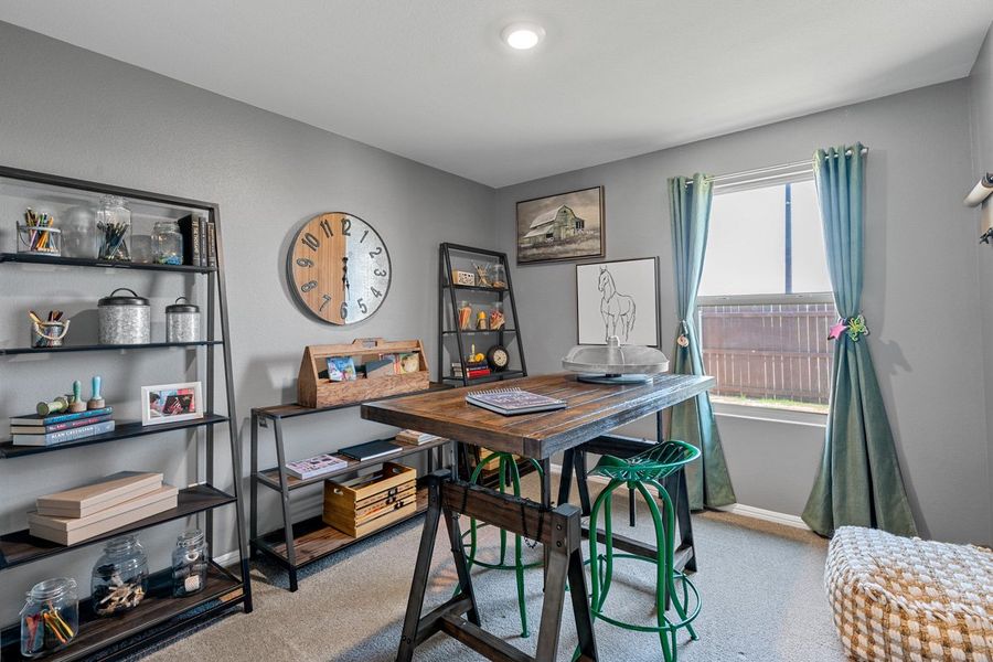 Furnished interior in a model home at Faculty Row in Abilene (Image 32).