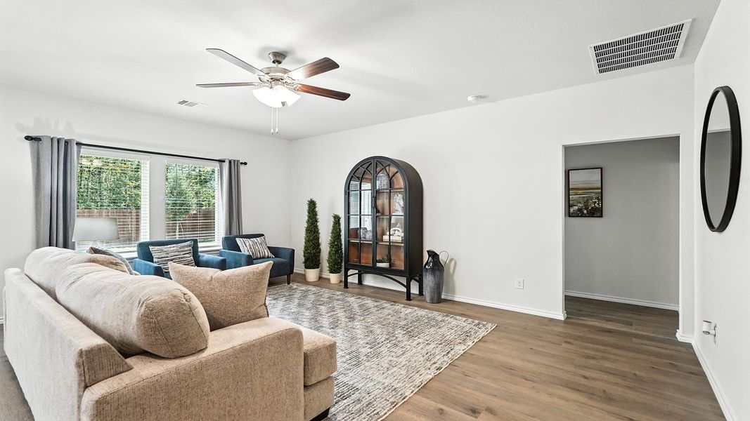 Furnished interior in a model home at The Reserve at Timber Creek in Lindale (Image 15).