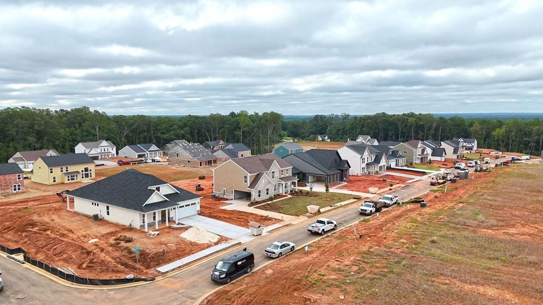 Homes under construction in the Pickens Bluff community in Hiram, GA (Image 22). Homes under construction in the Pickens Bluff community in Hiram, GA (Image 22).