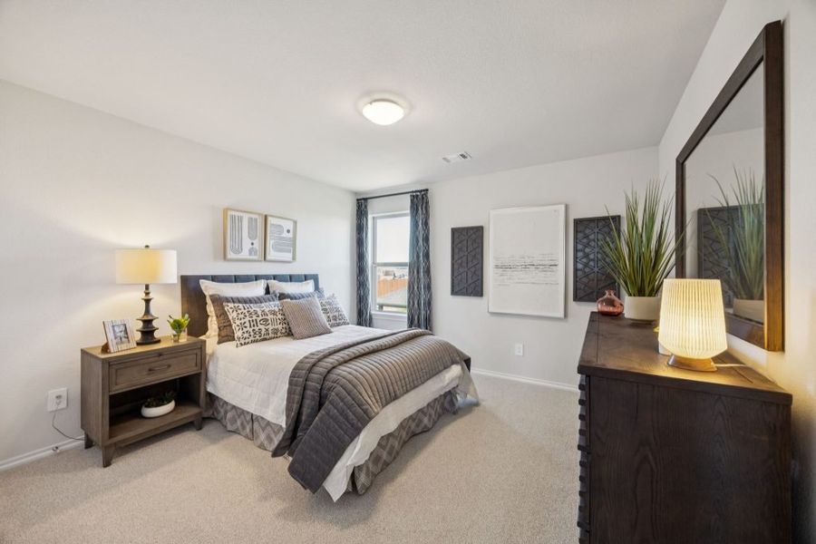 Furnished interior in a model home at Belmont in Aubrey (Image 21).