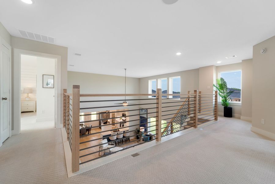 Furnished interior in a model home at Bluestem in Brookshire (Image 38). Furnished interior in a model home at Bluestem in Brookshire (Image 38).