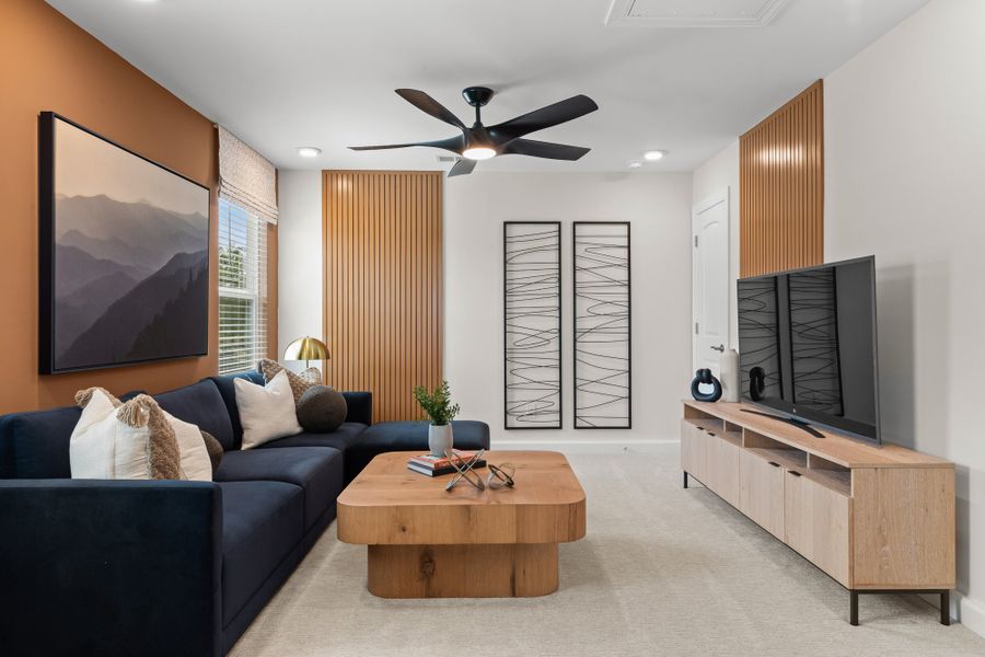 Furnished interior in a model home at Neill's Pointe in Angier (Image 25). Furnished interior in a model home at Neill's Pointe in Angier (Image 25).