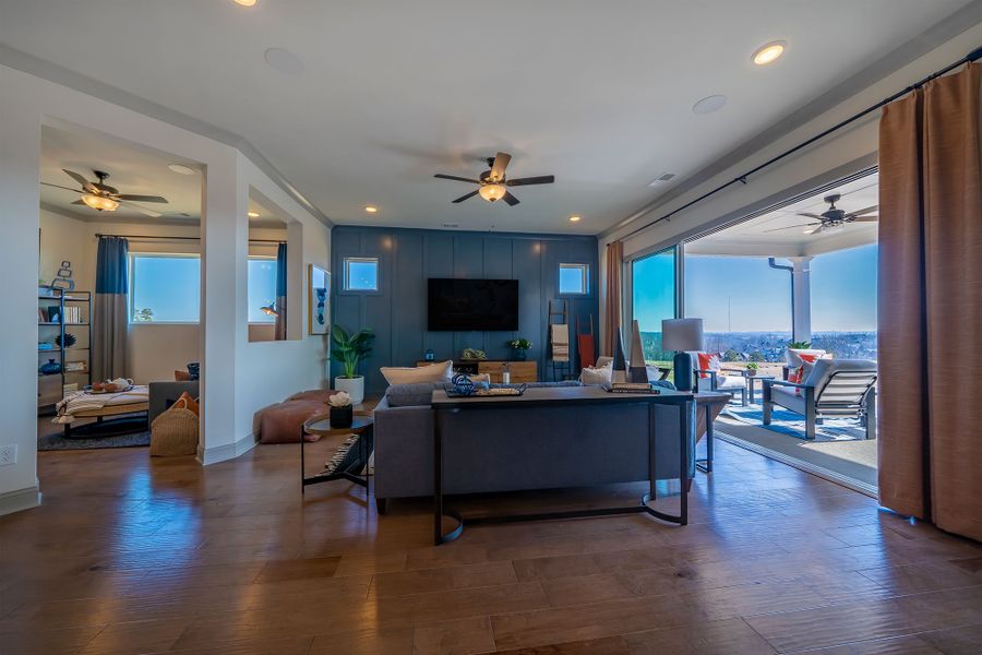 Furnished interior in a model home at Lanier Landing 50' in Gainesville (Image 7). Furnished interior in a model home at Lanier Landing 50' in Gainesville (Image 7).