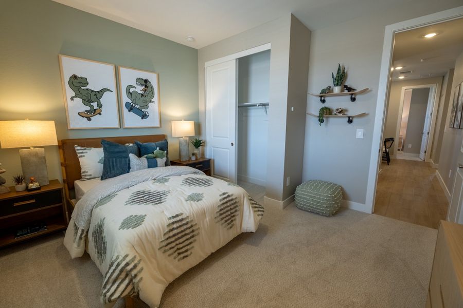 Furnished interior in a model home at Blossom Rock Reserve Series in Apache Junction (Image 28).