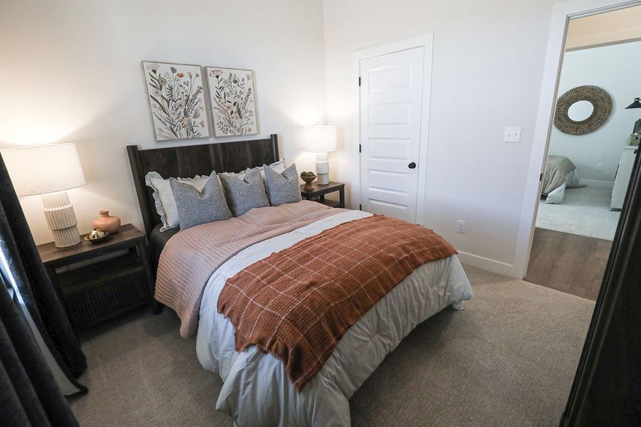 Furnished interior in a model home at Villages of Green Meadows in Munford (Image 27).