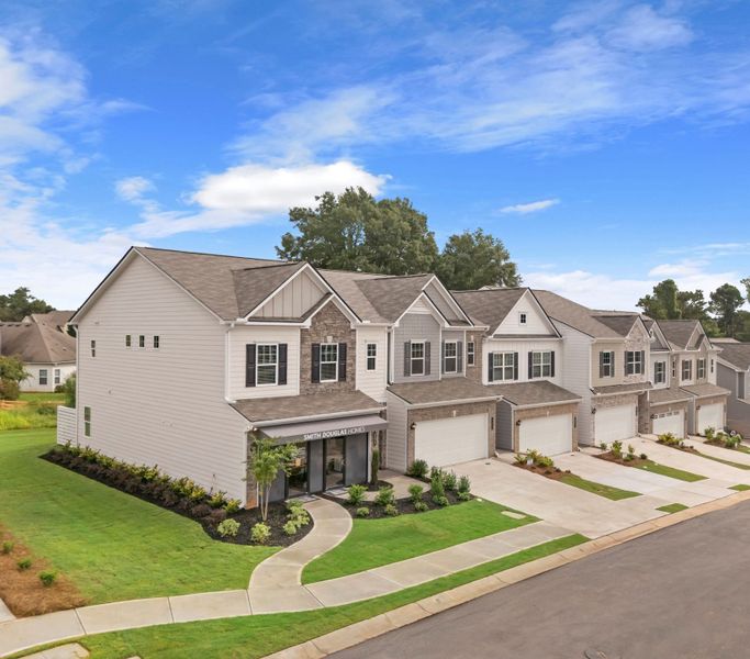 Townhome Streetscape Townhome Streetscape