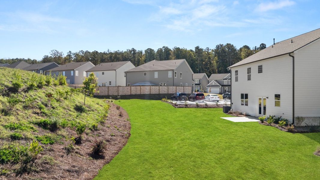 Exterior details of a home in Hamptons at Riverwood South, Dallas (Image 19).