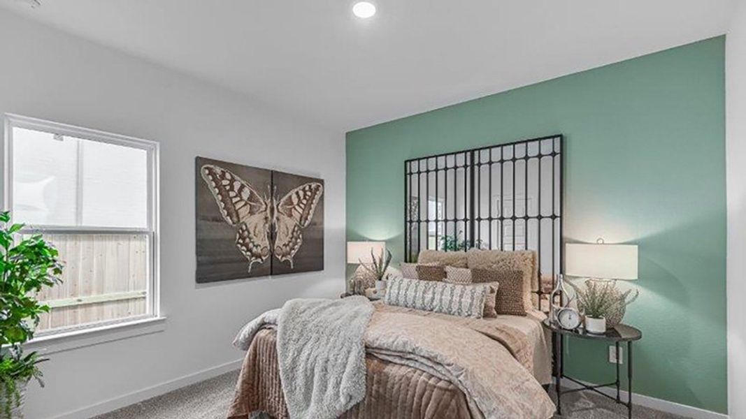 Furnished interior in a model home at Westland Ranch 50' Homesites in League City (Image 33). Furnished interior in a model home at Westland Ranch 50' Homesites in League City (Image 33).