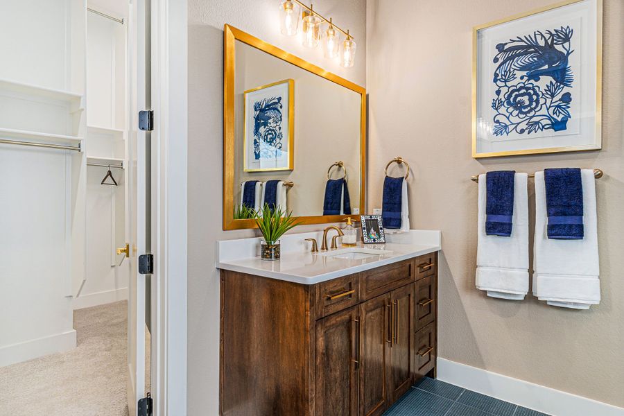 American Legend Homes 60' model in Wellington - Main Bathroom American Legend Homes 60' model in Wellington - Main Bathroom