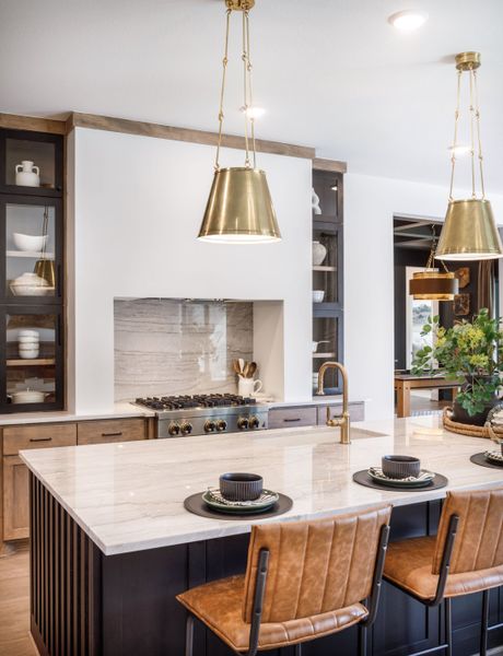 Furnished interior in a model home at Two Step Farm in Montgomery (Image 14).
