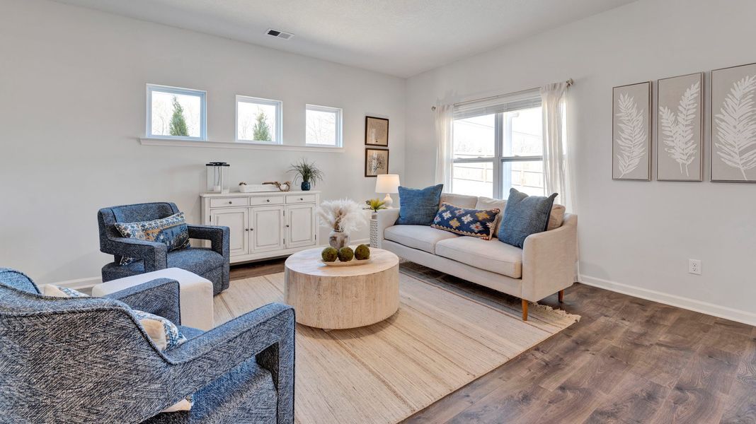 Furnished interior in a model home at Village Park in Oakland (Image 17).