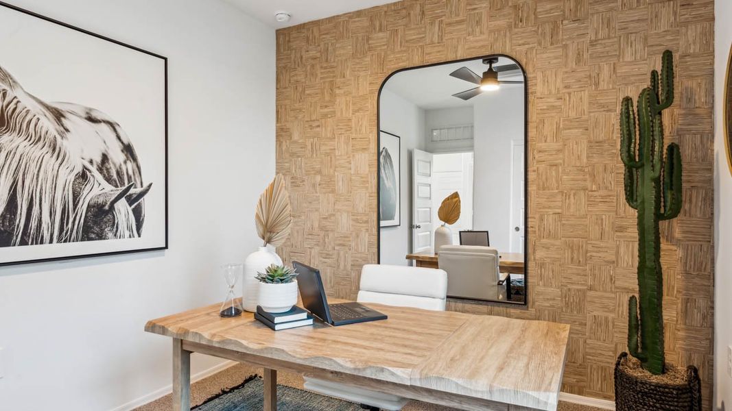 Furnished interior in a model home at Elena Trails in Maricopa (Image 46).