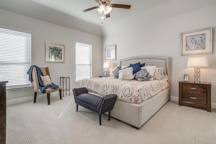 Furnished interior in a model home at Mallard Point in Greenville (Image 27).