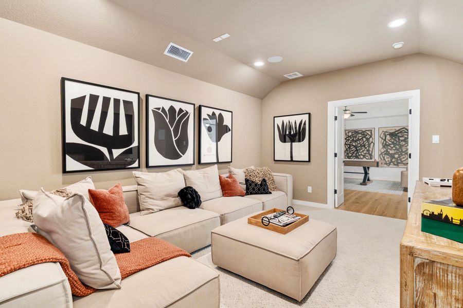 American Legend Homes 50' model in Wellington - Media Room American Legend Homes 50' model in Wellington - Media Room