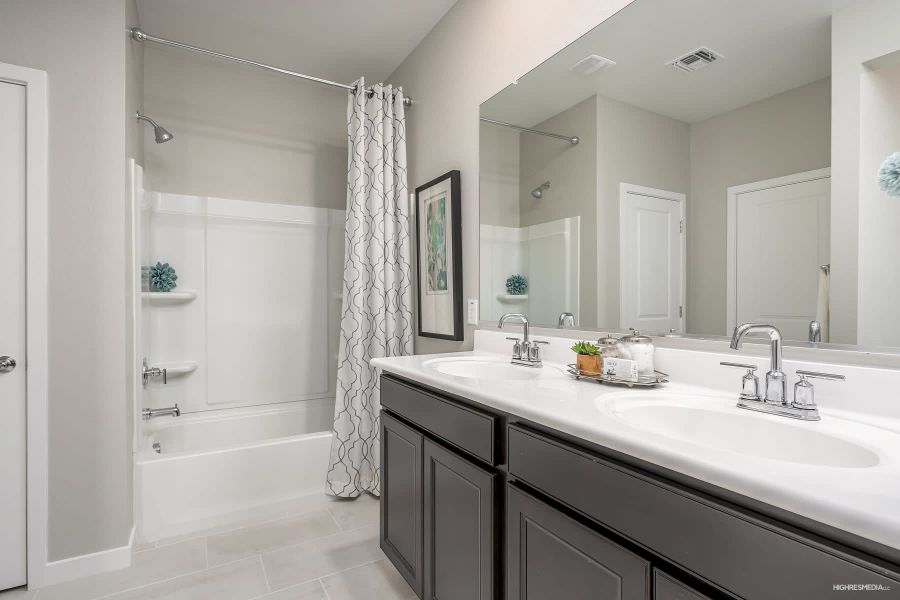 Bathroom 1 - Madera at Sunset Farms in Tolleson, Arizona | Landsea Homes