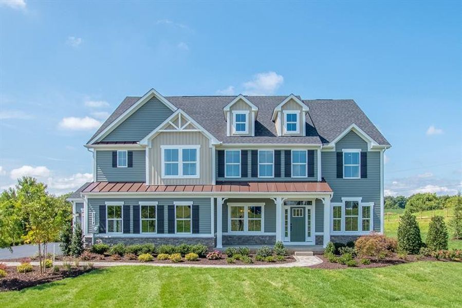 Front exterior of a home in the Edinburgh community, located in Locust Grove, GA (Image 2).