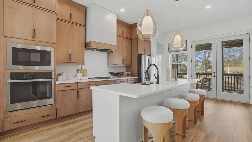 Furnished interior in a model home at Barrett Pointe in Kennesaw (Image 9).