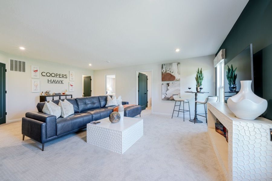 Furnished interior in a model home at Villas at Gold Creek in Dawsonville (Image 25).