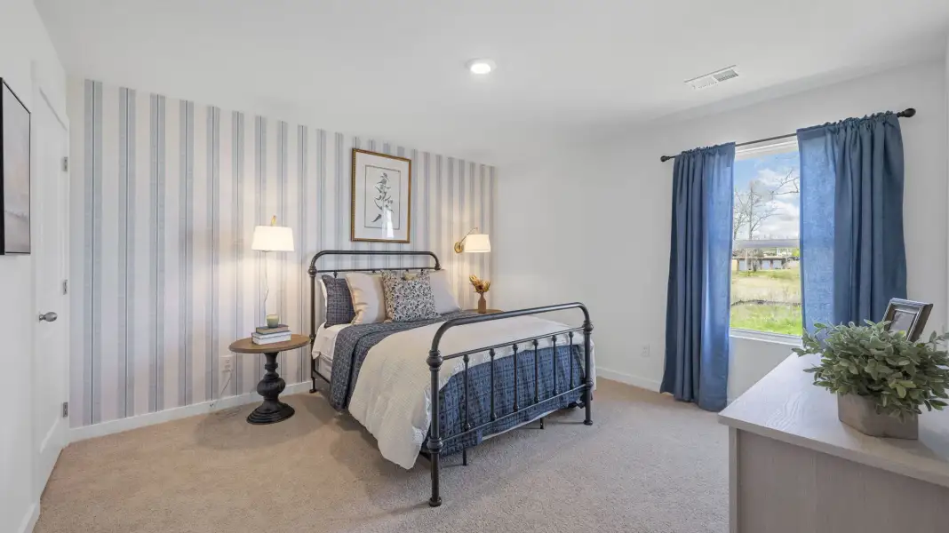Furnished interior in a model home at Holloway Farms in Cleveland (Image 18).
