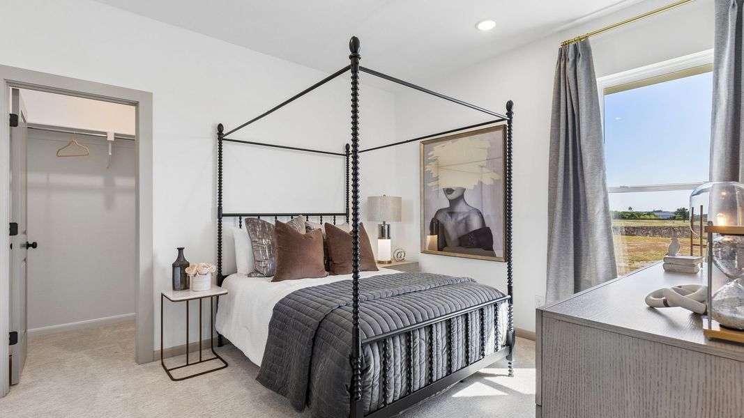 Furnished interior in a model home at Rainwater Crossing in Celina (Image 31). Furnished interior in a model home at Rainwater Crossing in Celina (Image 31).