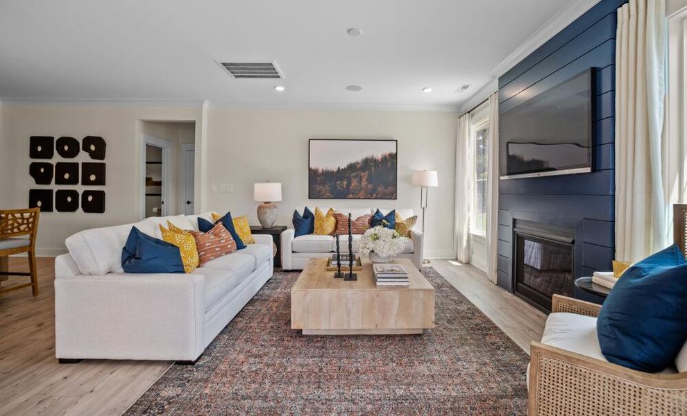 Furnished interior in a model home at Twin Creek in Kernersville (Image 5). Furnished interior in a model home at Twin Creek in Kernersville (Image 5).