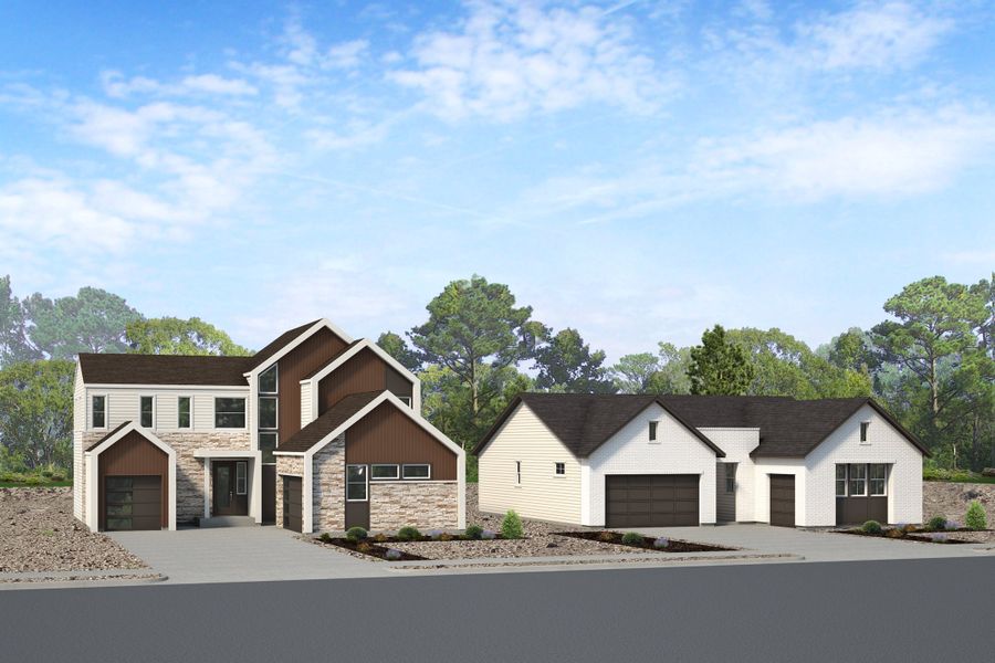 Front exterior of a home in the The Aurora Highlands community, located in Aurora, CO (Image 4).