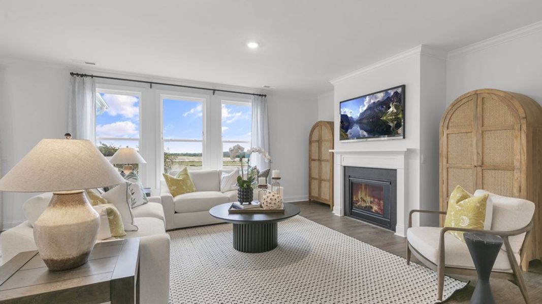 Furnished interior in a model home at Kalas Falls in Wake Forest (Image 29). Furnished interior in a model home at Kalas Falls in Wake Forest (Image 29).