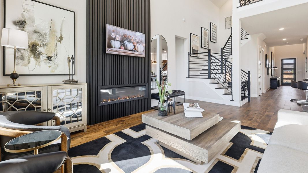 Furnished interior in a model home at Taylor Estates in Corinth (Image 16). Furnished interior in a model home at Taylor Estates in Corinth (Image 16).