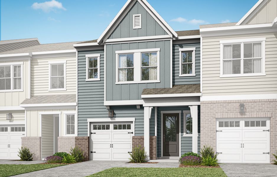 Front exterior of a home in the The Grove at Latta Park community, located in Durham, NC (Image 3).