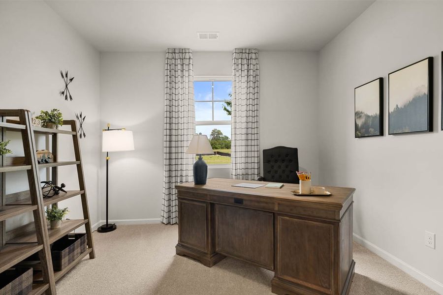 Furnished interior in a model home at Chukker Creek Landing in Aiken (Image 19). Furnished interior in a model home at Chukker Creek Landing in Aiken (Image 19).