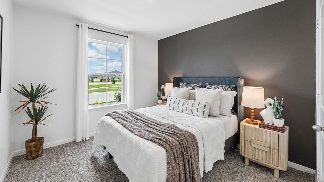 Furnished interior in a model home at Briarwood in Elgin (Image 22).