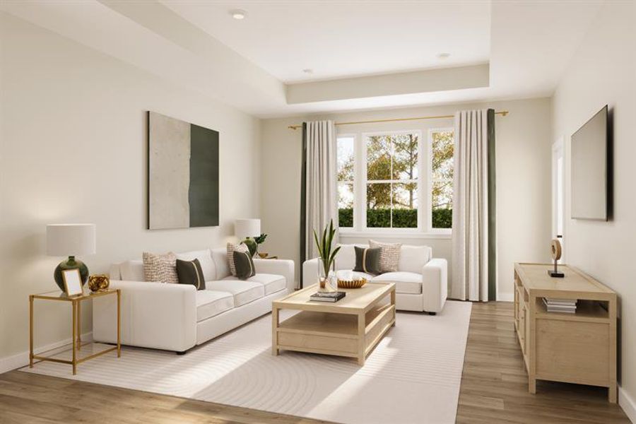 A bright, open living space made for hosting the people you love.