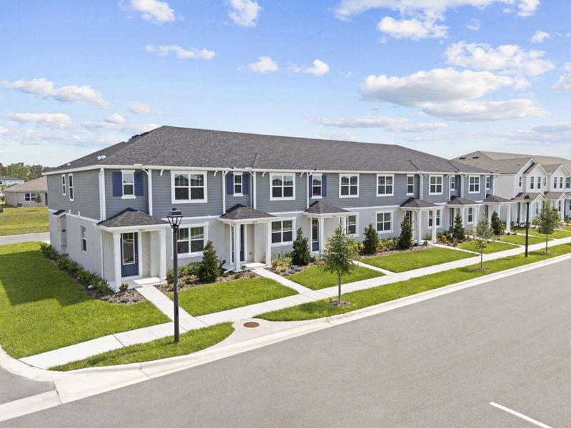 Front exterior of a home in the Meadowlark Landing community, located in Apopka, FL (Image 27).