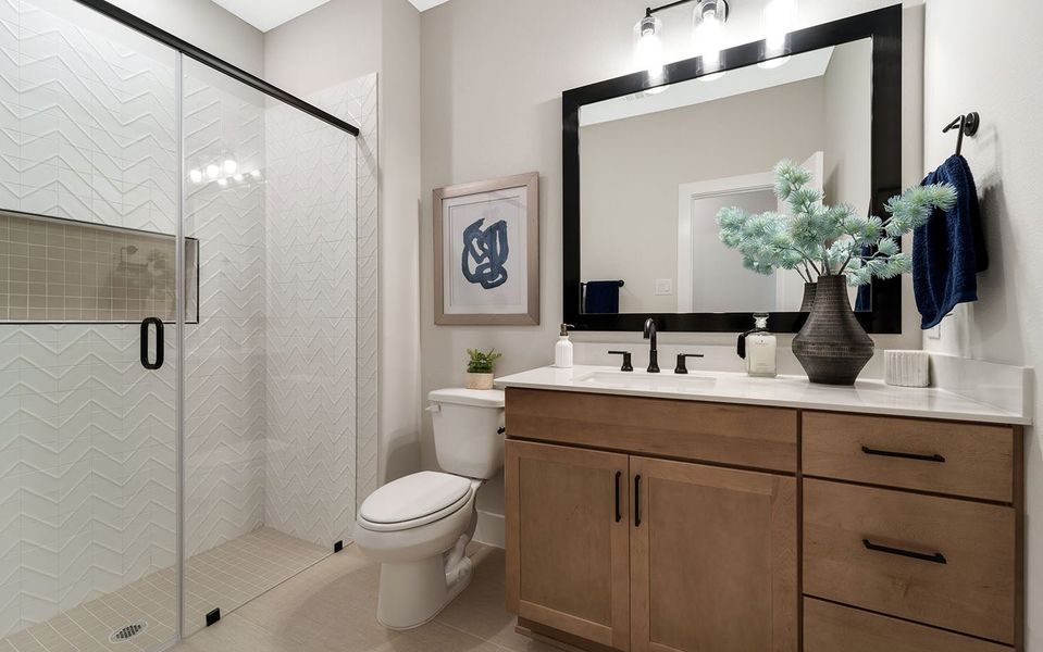 Furnished interior in a model home at Green Meadows in Celina (Image 9).