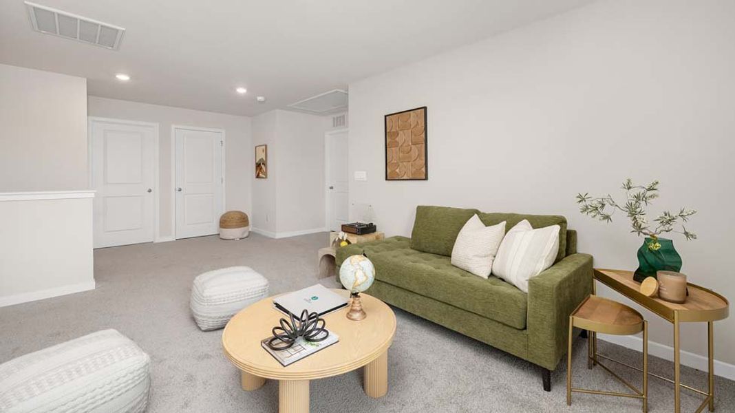 Furnished interior in a model home at Bristol Terrace in Statesville (Image 13).