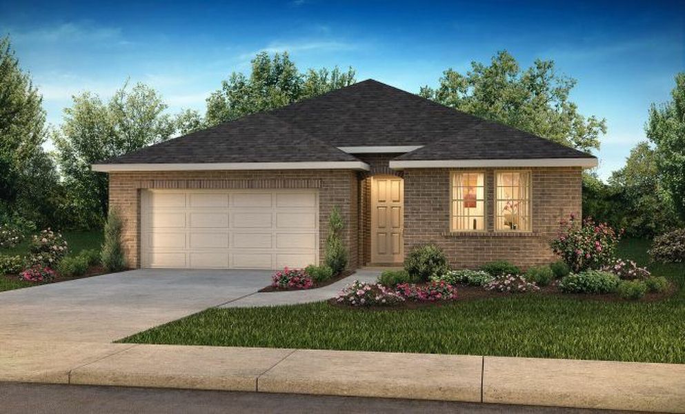 Image 2 of the Del Bello Lakes 50 Series community in Manvel, TX.
