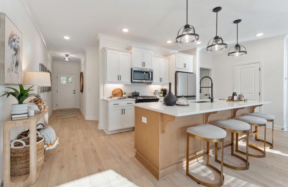 Furnished interior in a model home at Cherokee Township in Acworth (Image 6).