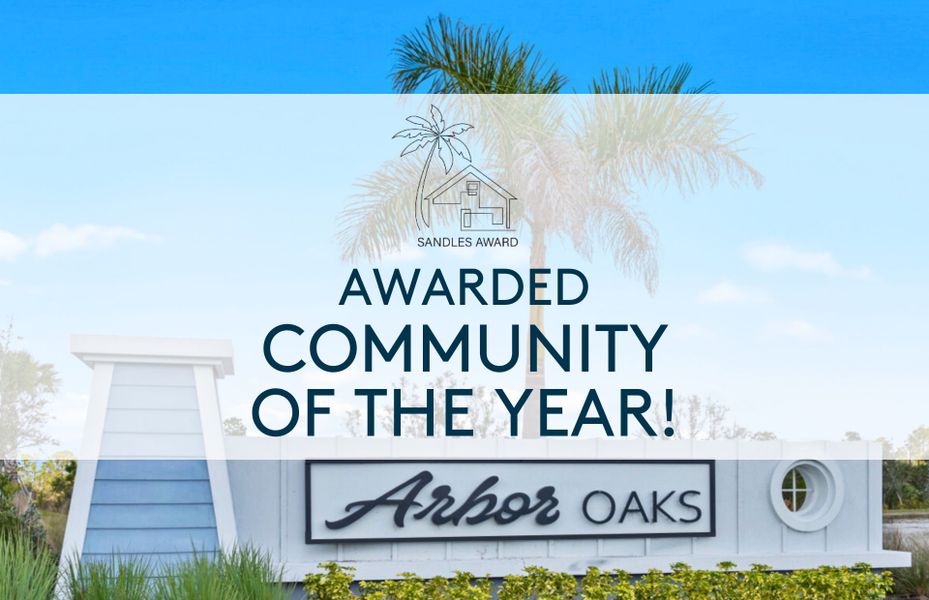 Arbor Oaks was awarded community of the year by the CDBIA Sandles awards - find your new home here!