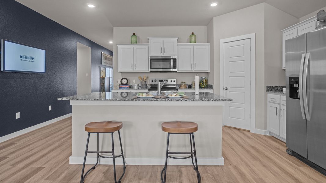 Furnished interior in a model home at Hampton Hills in Abilene (Image 7).