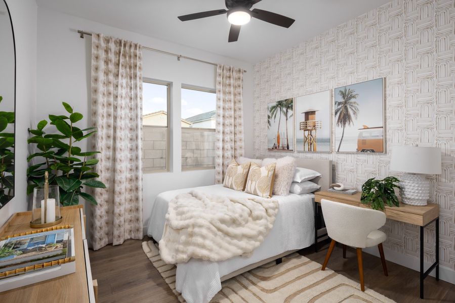 Furnished interior in a model home at Sanctuary in Phoenix (Image 18).
