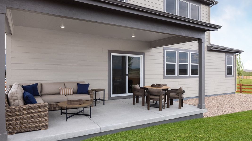 Exterior details of a home in The Estates Collection at Talon Pointe, Thornton (Image 5).