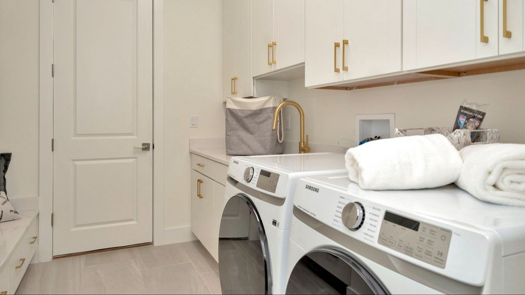 Furnished interior in a model home at Serengeti in Spring Hill (Image 5).